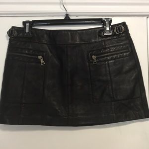 Mini leather skirt 4 Guess